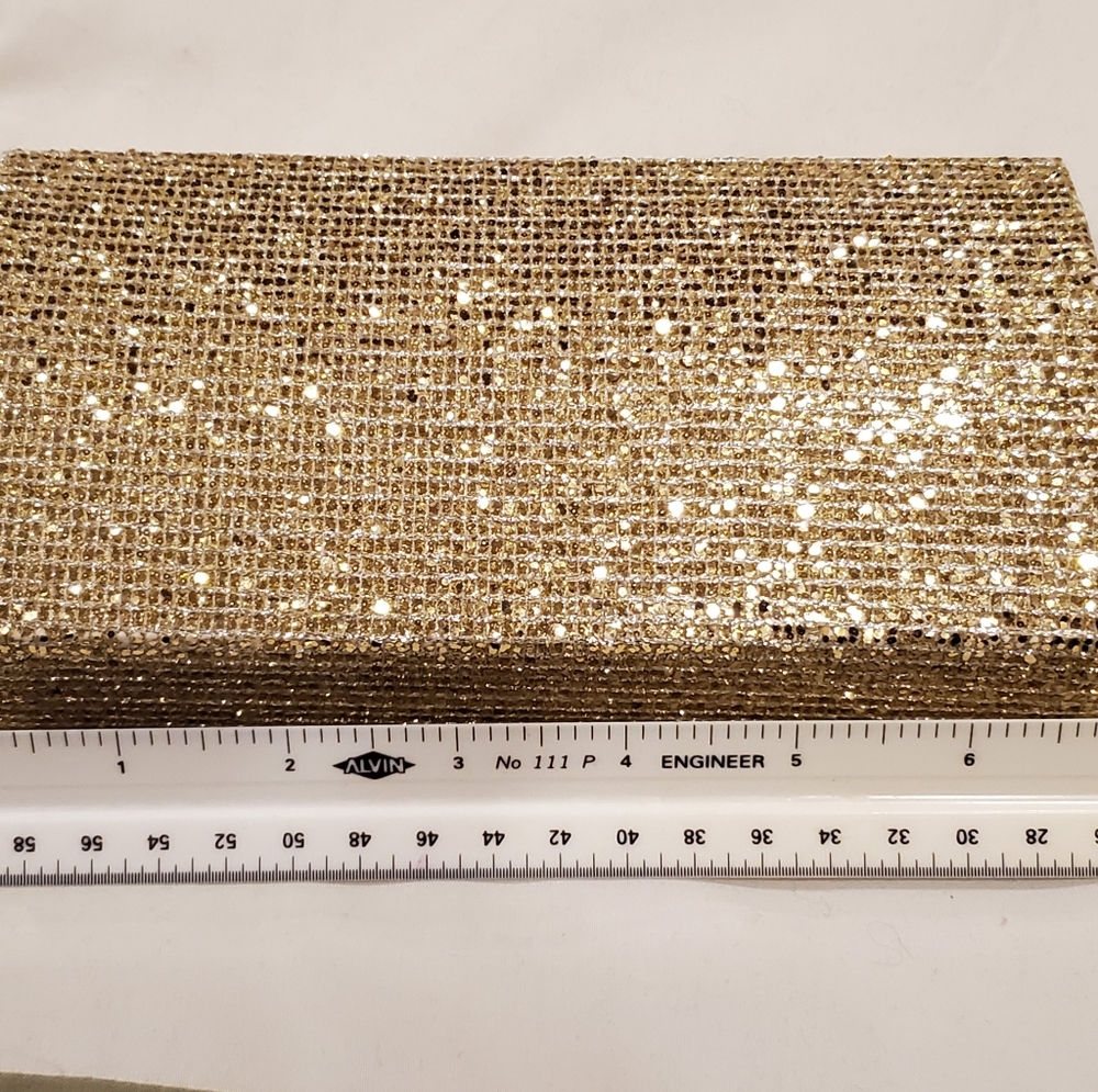 GOLD Vintage Clutch